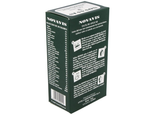 Tinte Novavis 7R Rubio Cobrizo 120Ml.