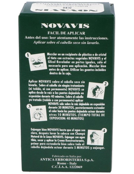 Tinte Novavis 8R Rubio Claro Cobrizo 120Ml.