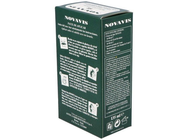 Tinte Novavis 8R Rubio Claro Cobrizo 120Ml.