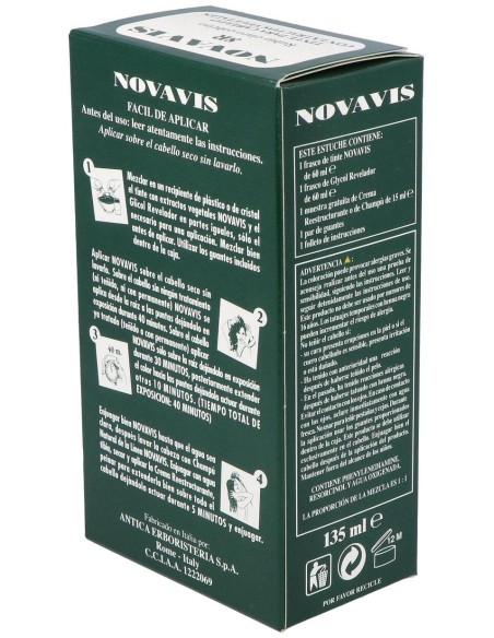 Tinte Novavis 8R Rubio Claro Cobrizo 120Ml.