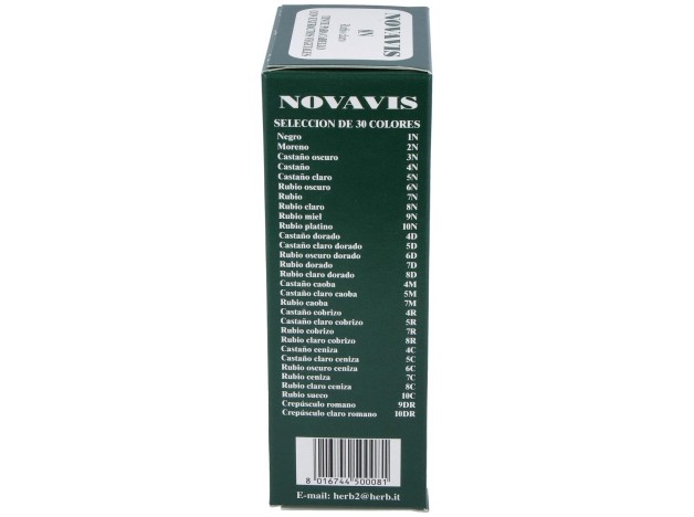 Tinte Novavis 8N Rubio Claro 120Ml.