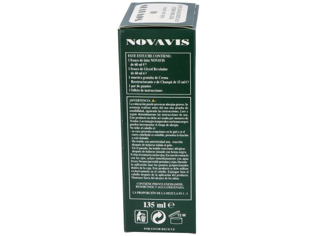 Tinte Novavis 8R Rubio Claro Cobrizo 120Ml.