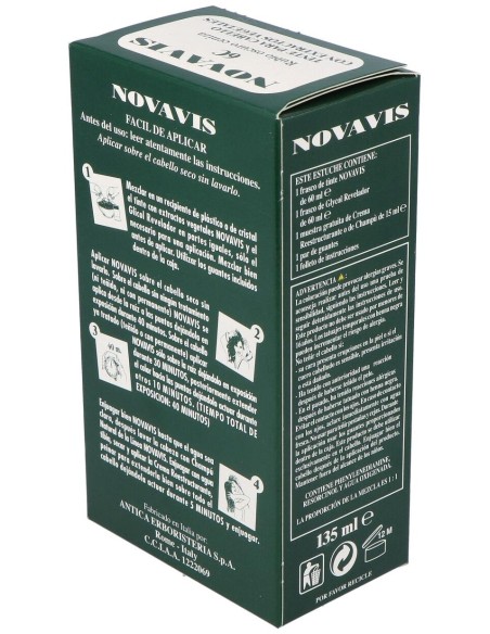 Tinte Novavis 6C Rubio Oscuro Ceniza 120Ml.