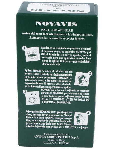 Tinte Novavis 7N Rubio 120Ml.