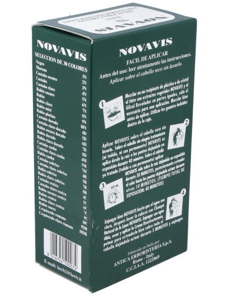 Tinte Novavis 7N Rubio 120Ml.