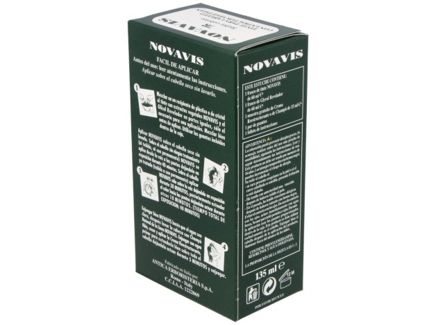 Tinte Novavis 7R Rubio Cobrizo 120Ml.