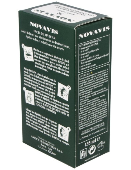 Tinte Novavis 7R Rubio Cobrizo 120Ml.