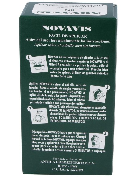Tinte Novavis 8N Rubio Claro 120Ml.