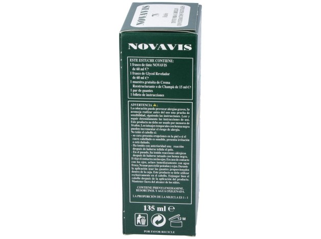 Tinte Novavis 7N Rubio 120Ml.