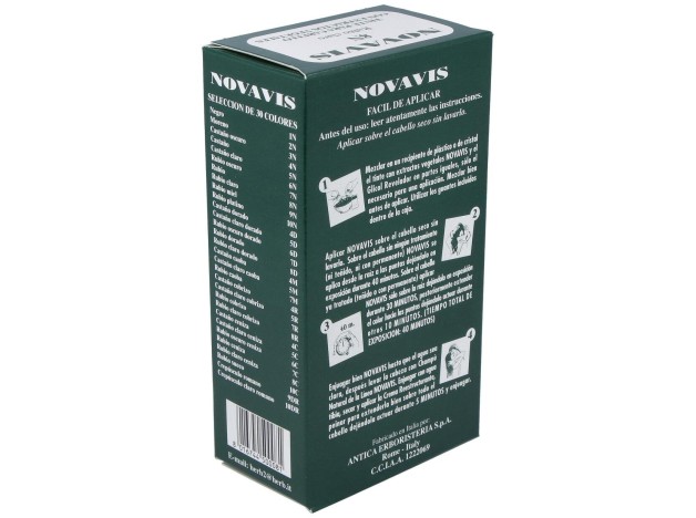 Tinte Novavis 8N Rubio Claro 120Ml.