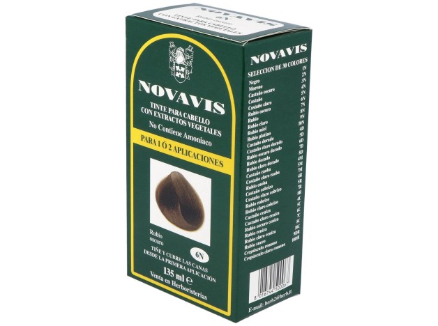 Tinte Novavis 6N Rubio Oscuro 120Ml.