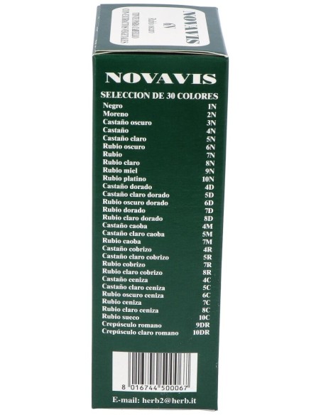 Tinte Novavis 6N Rubio Oscuro 120Ml.