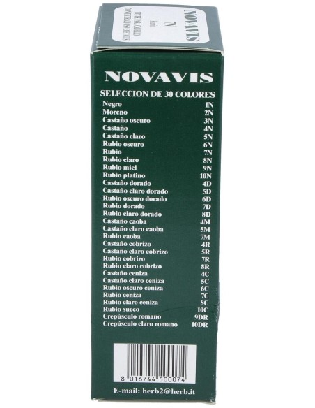 Tinte Novavis 7N Rubio 120Ml.