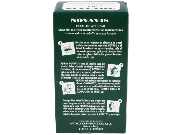 Tinte Novavis 6N Rubio Oscuro 120Ml.