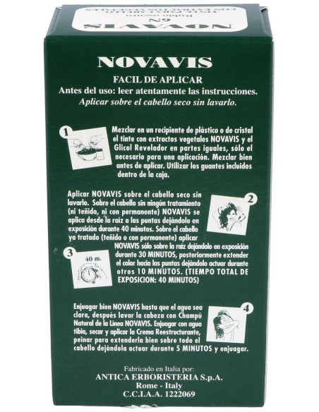 Tinte Novavis 6N Rubio Oscuro 120Ml.