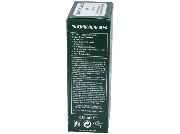 Tinte Novavis 8N Rubio Claro 120Ml.