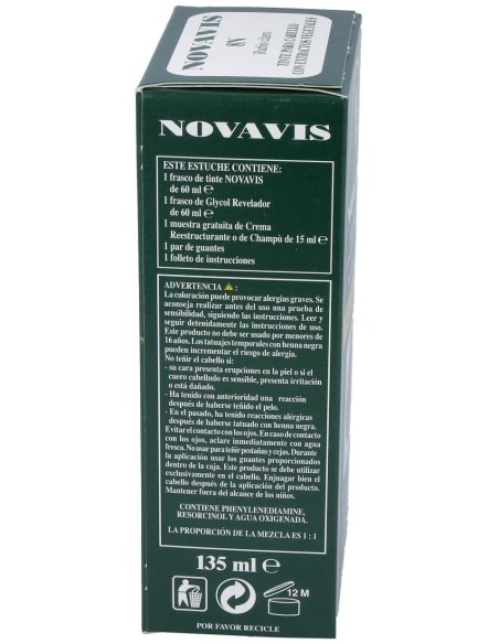 Tinte Novavis 8N Rubio Claro 120Ml.