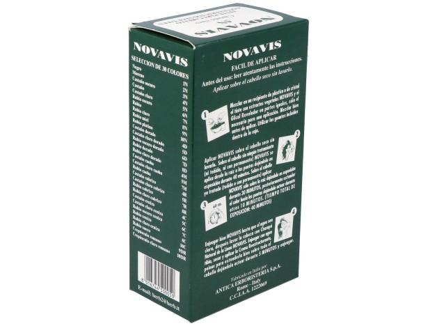 Tinte Novavis 5N Castaño Claro 120Ml