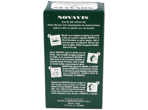 Tinte Novavis 5N Castaño Claro 120Ml