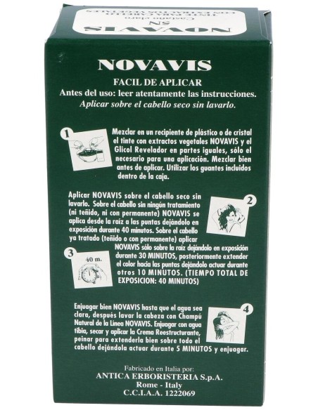 Tinte Novavis 5N Castaño Claro 120Ml