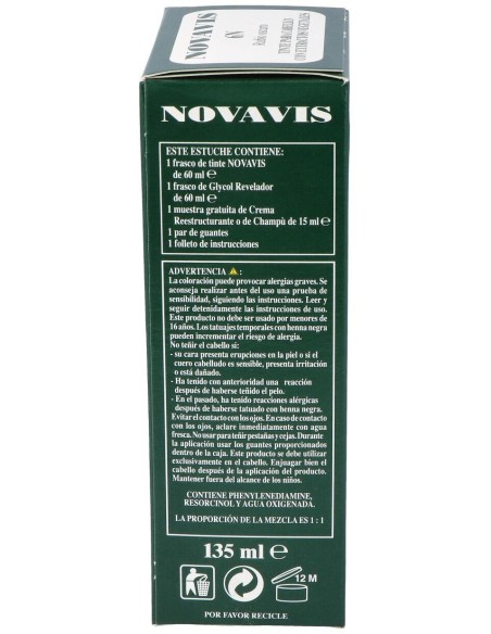 Tinte Novavis 6N Rubio Oscuro 120Ml.