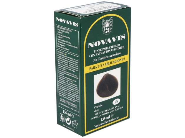 Tinte Novavis 5N Castaño Claro 120Ml