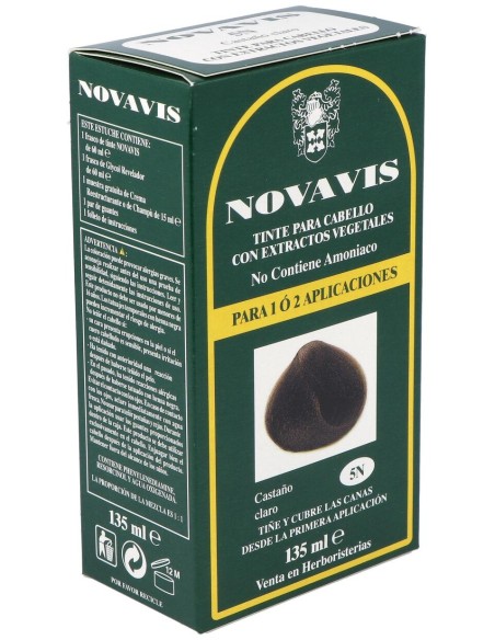 Tinte Novavis 5N Castaño Claro 120Ml
