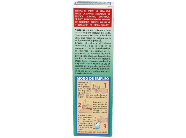 Auriplus Cono Para Higiene Natural Del Oído 2Uds
