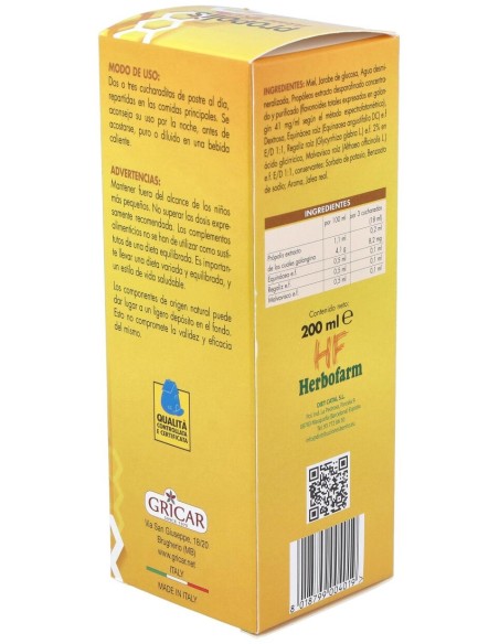 Propolis+Ecninacea Jarabe Adultos 200Ml. Gricar