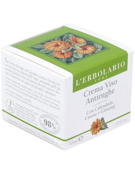 Crema Facial Antiarrugas Calendula Zanahoria 30M
