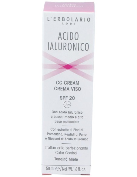 Acido Hialuronico Cc Crema Tono Miel 50Ml.