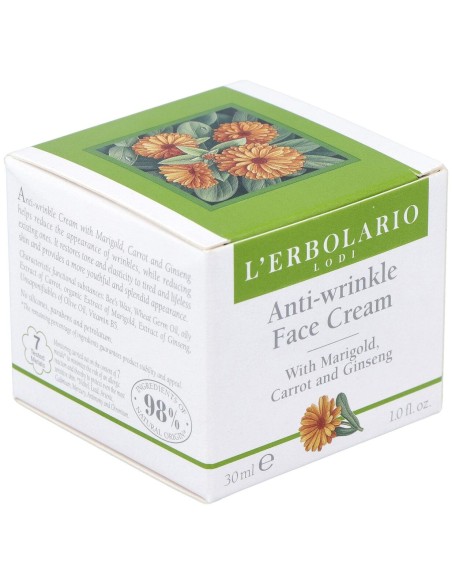 Crema Facial Antiarrugas Calendula Zanahoria 30M