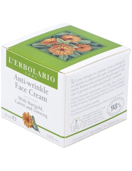 Crema Facial Antiarrugas Calendula Zanahoria 30M