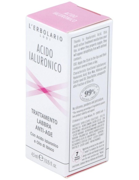 Acido Hialuronico Stick Labios Antiedad 4,5Ml.