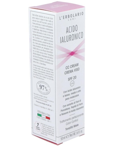 Acido Hialuronico Cc Crema Tono Miel 50Ml.