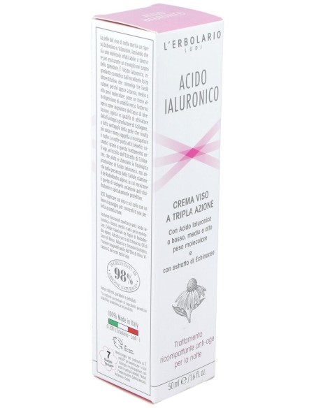 Acido Hialuronico Crema Facial Noche Antiedad 50Ml
