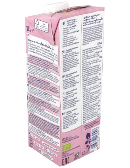Isola Bio Bebida Veg Almendras S/A Bio 1000Ml