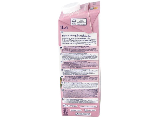 Isola Bio Bebida Veg Almendras S/A Bio 1000Ml