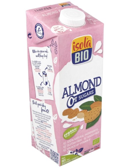 Isola Bio Bebida Veg Almendras S/A Bio 1000Ml