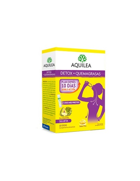 AQUILEA DETOX + QUEMAGRASAS 10 STICKS