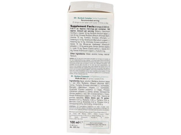 Bardana Composta Extracto 100Ml.