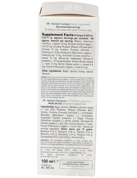 Bardana Composta Extracto 100Ml.