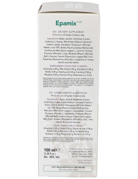Epamix Tarassaco Plus (Diente De Leon) Ext. 100Ml.