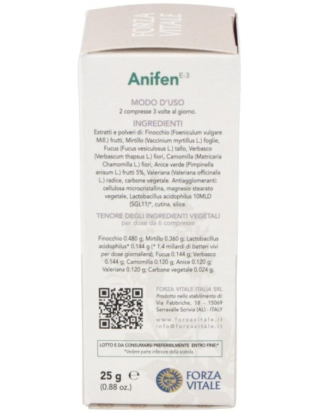 Anifen (Anice Composto) Gases 25Gr.Comprimidos