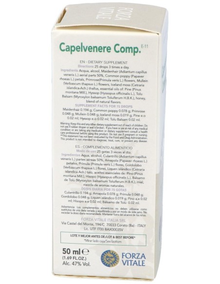 Capelvenere Composto Extracto 50Ml.