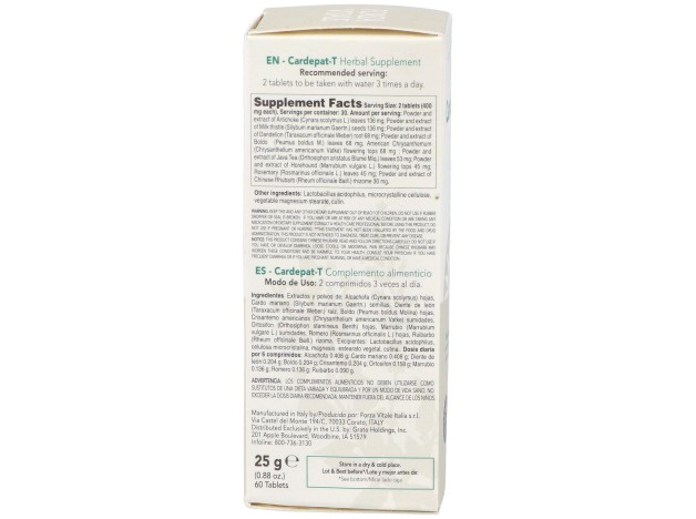 Cardepat-T Carciofo Composto Hepatico 25Gr.Comp.