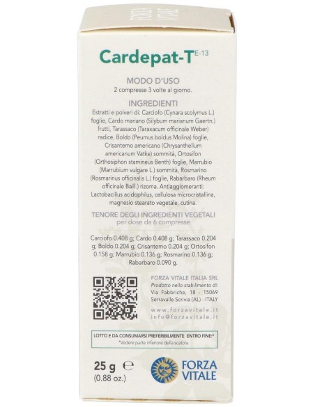 Cardepat-T Carciofo Composto Hepatico 25Gr.Comp.
