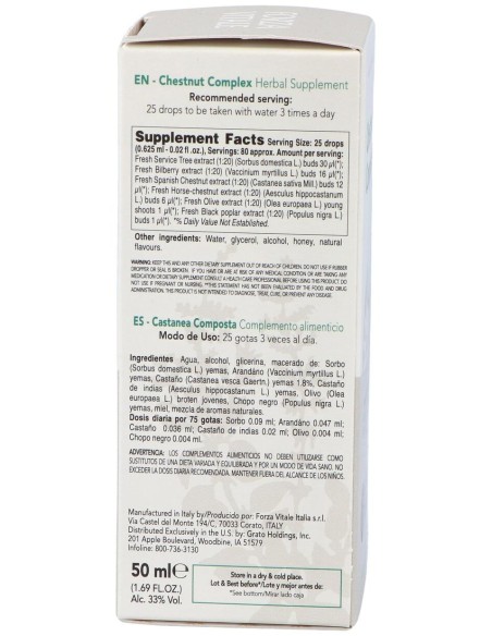 Castanea Composta Extracto 50Ml.