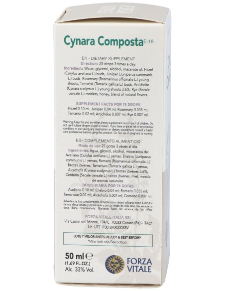 Cynara Composta Extracto 50Ml.