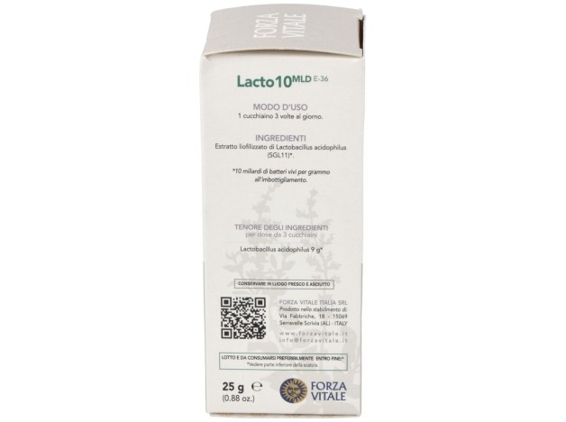 Lacto 10 (Lactobacillus Acidophilus) 25Gr. E-36